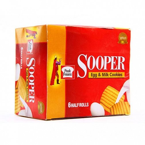 Peek Freans Sooper Egg & Milk Cookies- Box of Half Roll