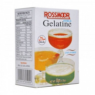 Rossmoor Edible Gelatin 50 Grams